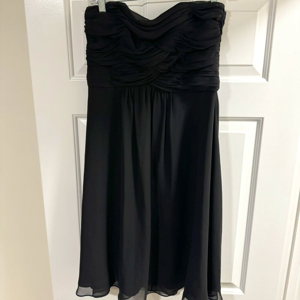 White House Black Market Size 8 Strapless Dress Cocktail
